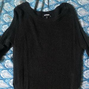 Black express sweater new